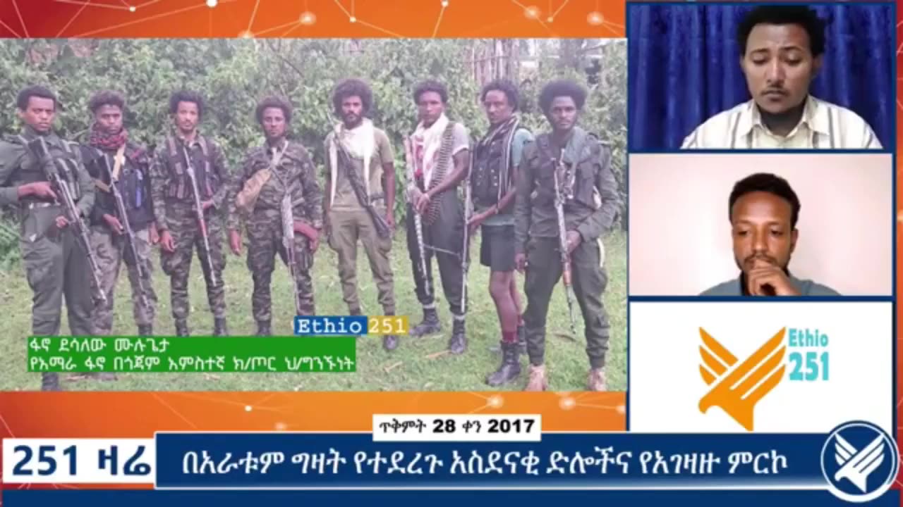 የአማራ ፋኖ በጎጃም አምስተኛ ክፍለ ጦር ሕዝብ ግንኙነት ከሆነው ፋኖ ደሳለው ሙሉጌታ ጋር የተደረገ ቆይታ