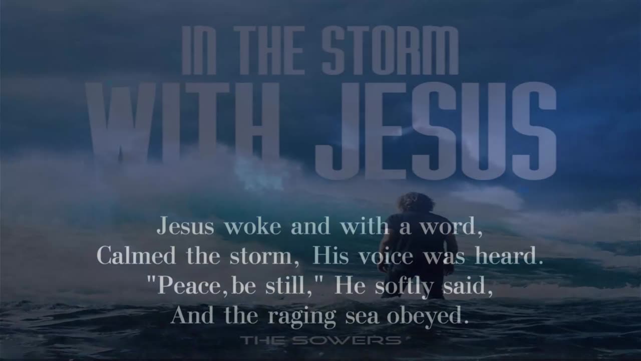 The Sowers ~ In The Storm With Jesus { Lyrics } { Ai } Remix 1