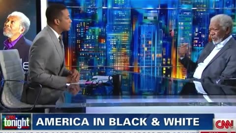 Morgan Freeman on CNN Tonight in 2014