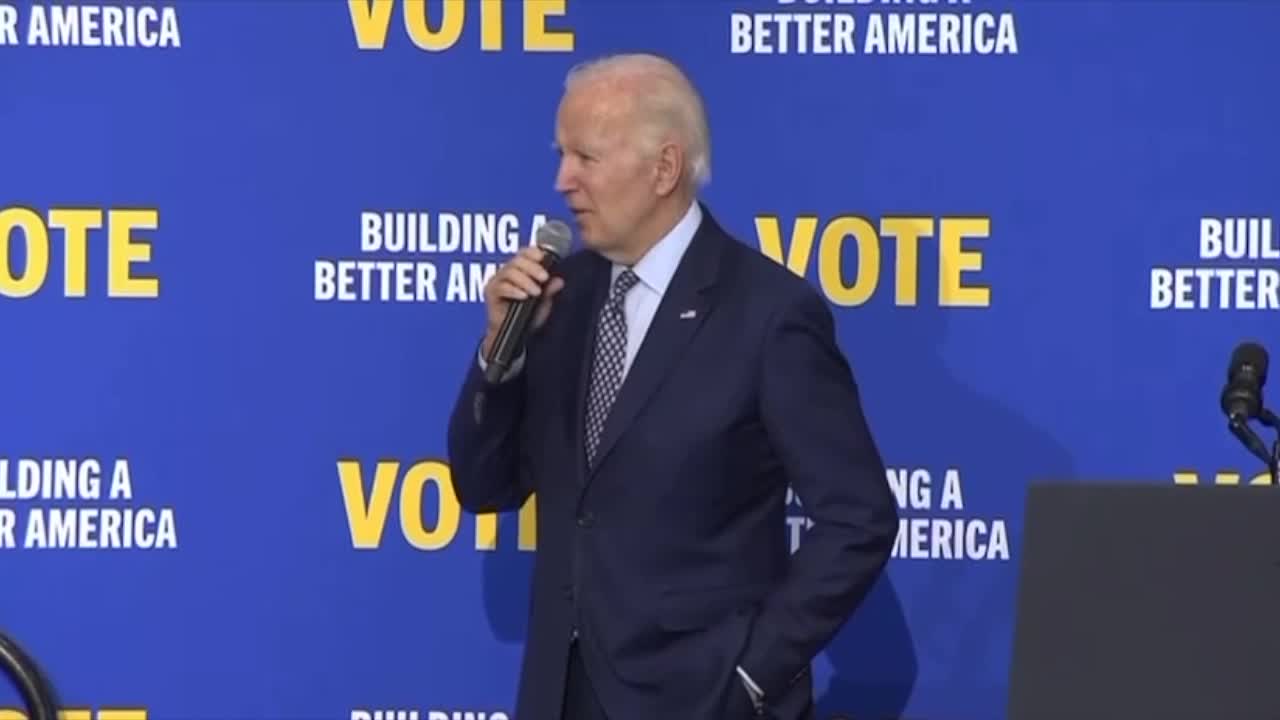 Joe Biden Gives Pathetic Last-Ditch Effort Speech...