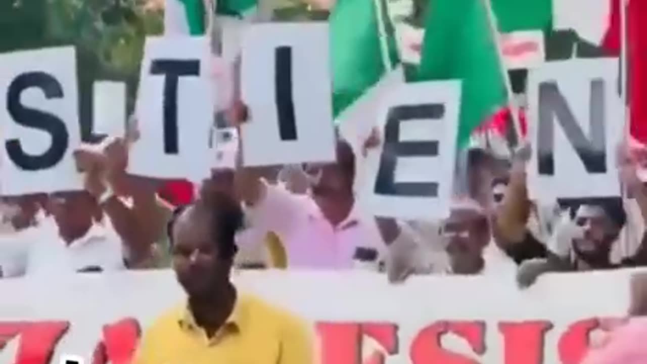 Oopsie. Protesters in India Carry Italian Flags by Mistake During March for Gaza