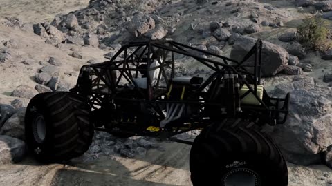 2/2 - Monster Truck Rock Crawling in BeamNG.drive