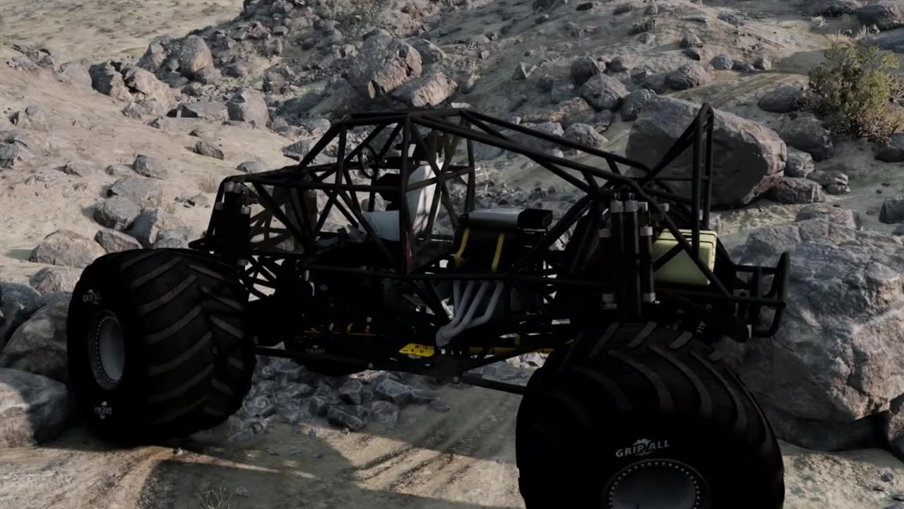 2/2 - Monster Truck Rock Crawling in BeamNG.drive