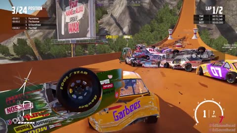 HOT WHEELS NO RESET NASCAR CHALLENGE! _ Wreckfest