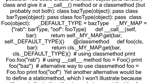 In python how to store 39constants39 for functions only once