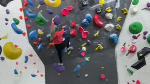 First time Bouldering.