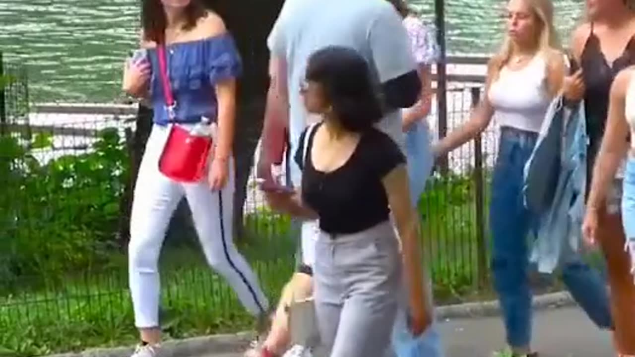 Farts prank in public