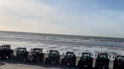 Farmers protest in France