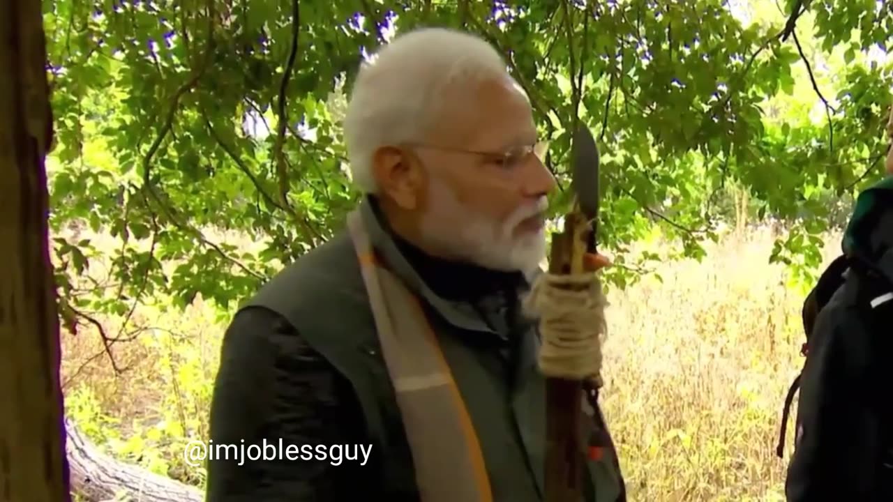 Man vs Wild with PM Modi Bear Grylls PM Modi memes