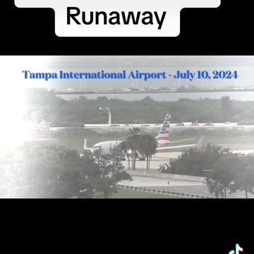 Tire Blowout on Plane in Tampa