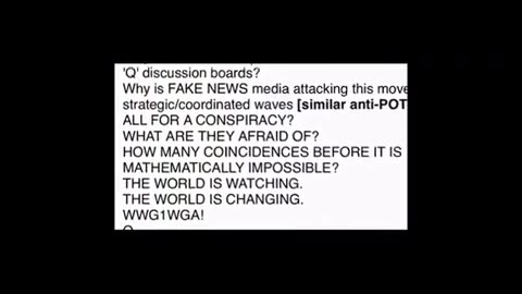 Stay Strong Patriots and Anons ..