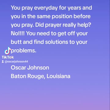 Oscar Johnson sayings part 11