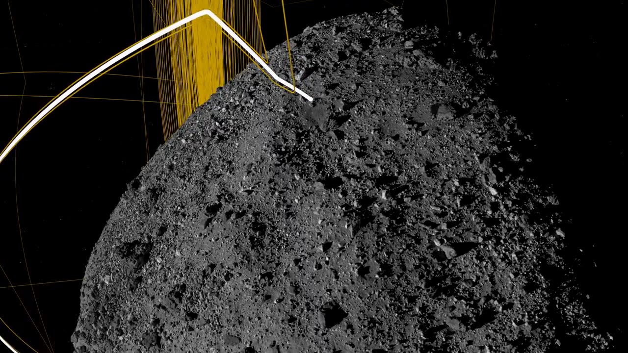 OSIRIS-REx Slings Orbital Web Around Asteroid to Capture Sample _ 4K || Space Study