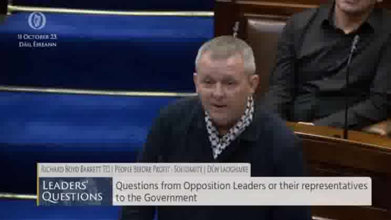 Richard Boyd Barrett TD Exposes EU, US and Others