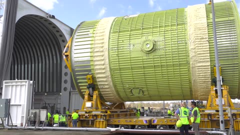 SLS Intertank: A Milestone Journey to NASA's Barge Pegasus