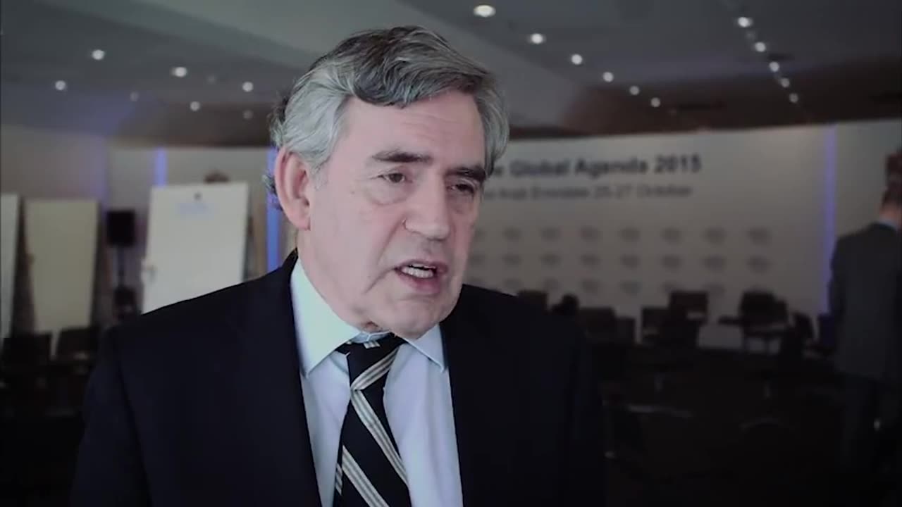 2015: Former UK PM Gordon Brown anticipates arrival of Klaus Schwab's 'Fourth Industrial Revolution'