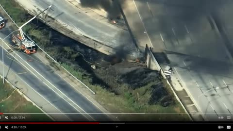 Fiery Hwy. 401 crash vs I-95 bridge collapse Philadelphia