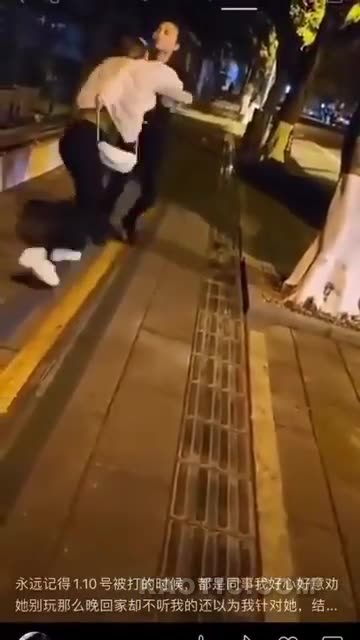 Woman Knocks HERSELF Out Trying to Fight