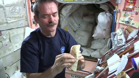 Astronaut Chris Hadfield and Chef Traci Des Jardins Make a Space Burrito