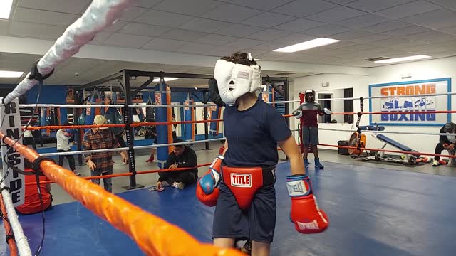 Joey sparring Patrick 1. 11/10/22