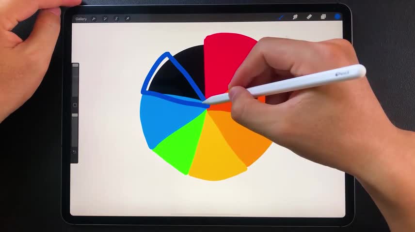 The Design Of Colorful Disc