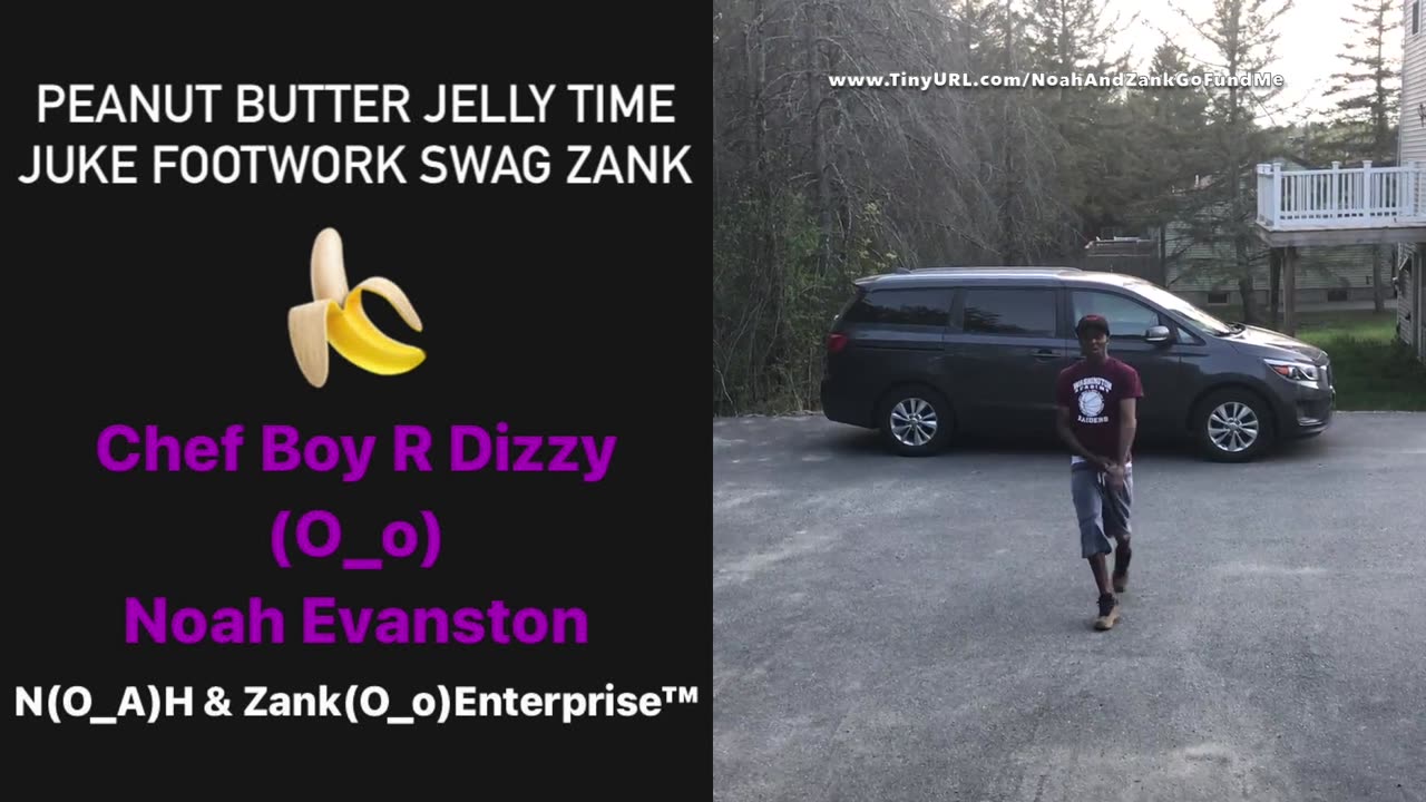 🍌 Chef Boy R Dizzy Noah Evanston (O_o) Peanut Butter Jelly Time 🍌 Dance Tutorial & Viral Video 🍌