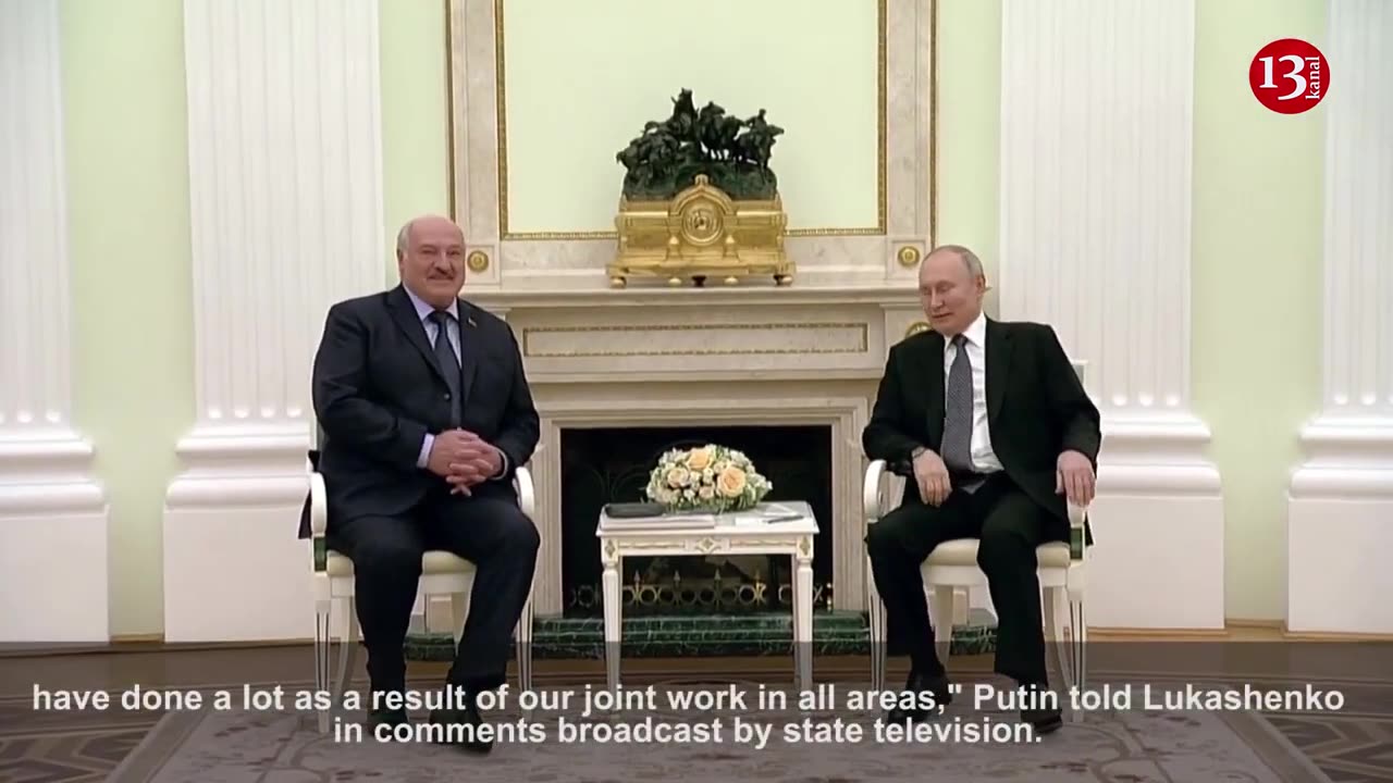 Putin opens talks with Belarus leader, no public mention of Ukraine