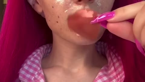 Scincare routine Barbie edition