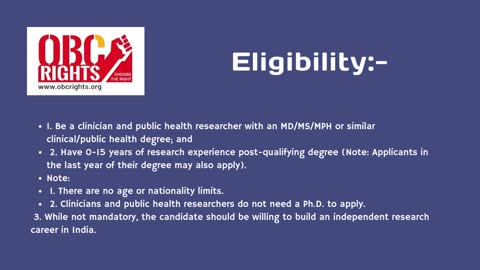 India Alliance Clinical & Public Health fellowship in India