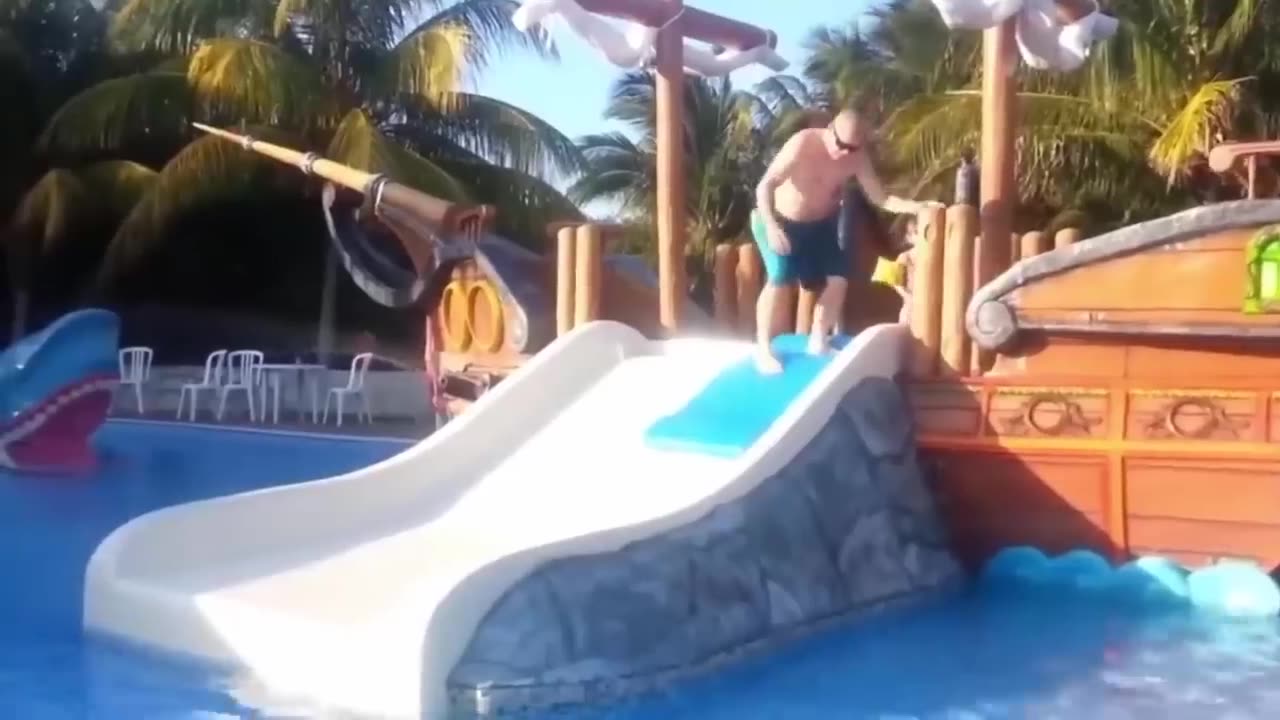 Water slides fails