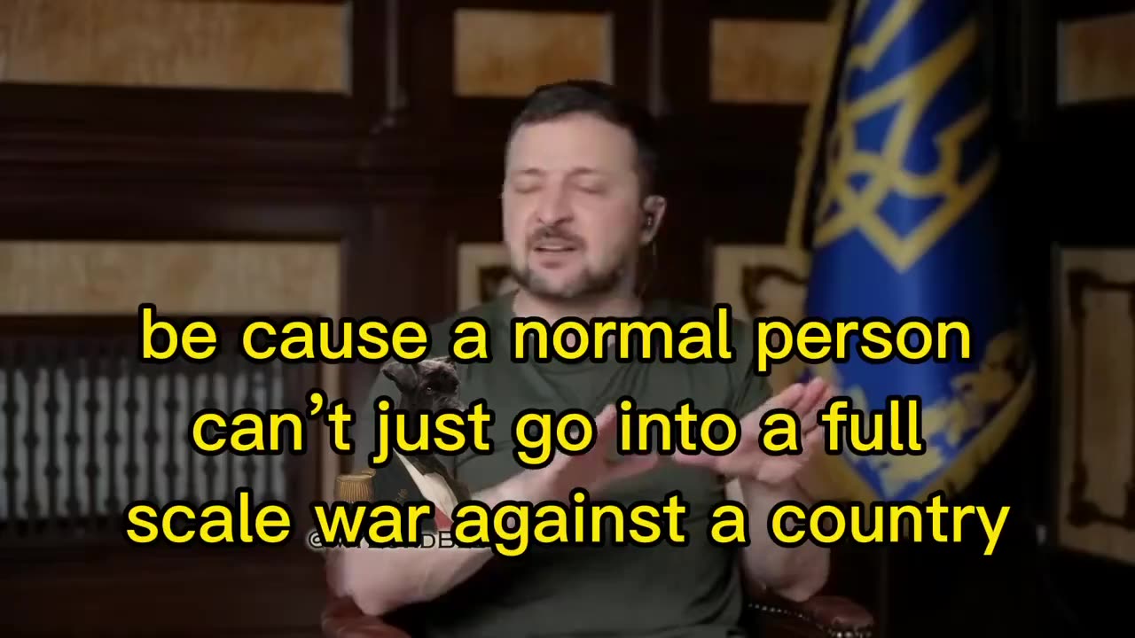 Zelensky alleges that the western countries conspired with Russia to destroy Ukraine.