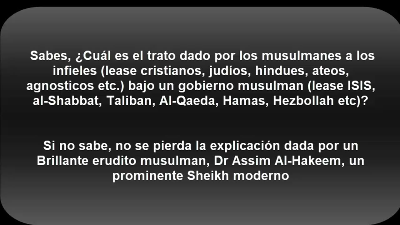 Los infieles deben pagar jizya