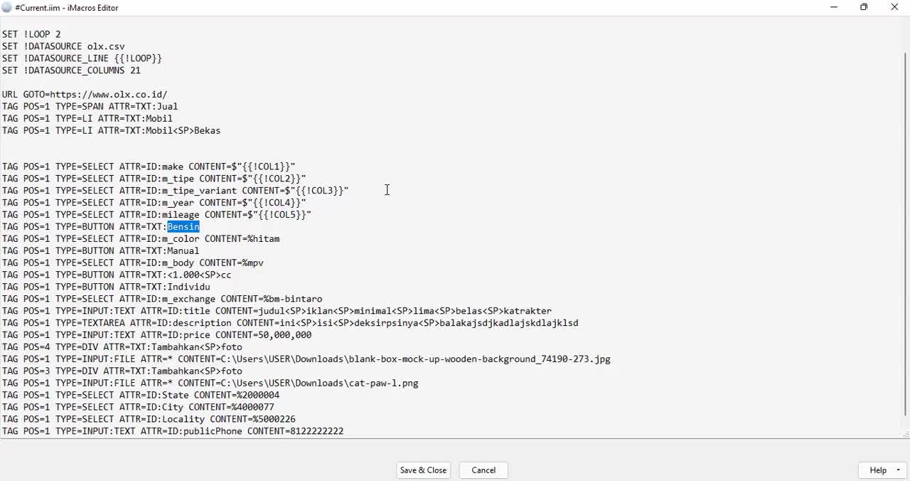 Easy Way to Learn Basic Imacros : Make Autopost