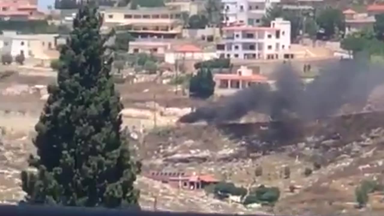 Lebanese media report an Israeli drone strike on a vehicle near the southern