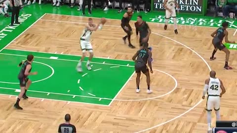 NBA - JB finds a cut from Porzingis! Celtic Wizards