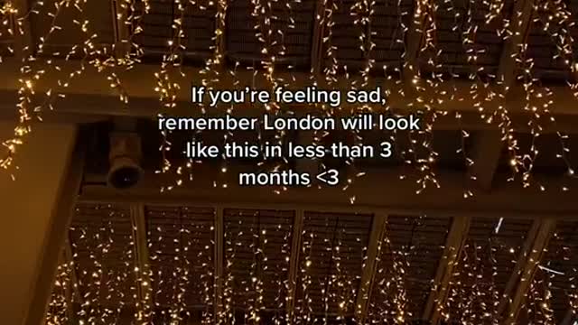 If you're feeling sad, remember London will look like this in less than 3months <3