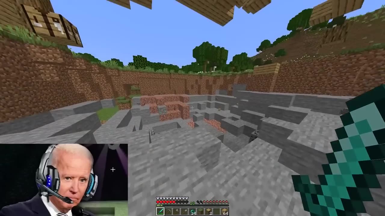 US President play Mine craft Part # 3