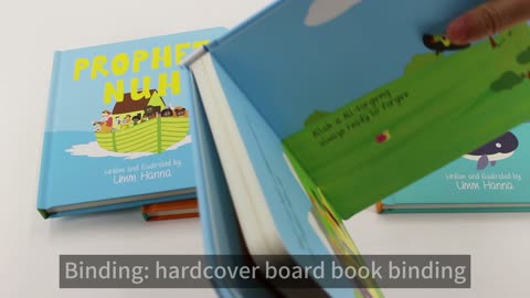 Hardcover board book printing with box