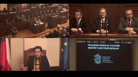 Jmenovitý Průběh hlasovaní o vyslovení nedůvěry vládě - vyslovení nedůvěry NEPROŠLO