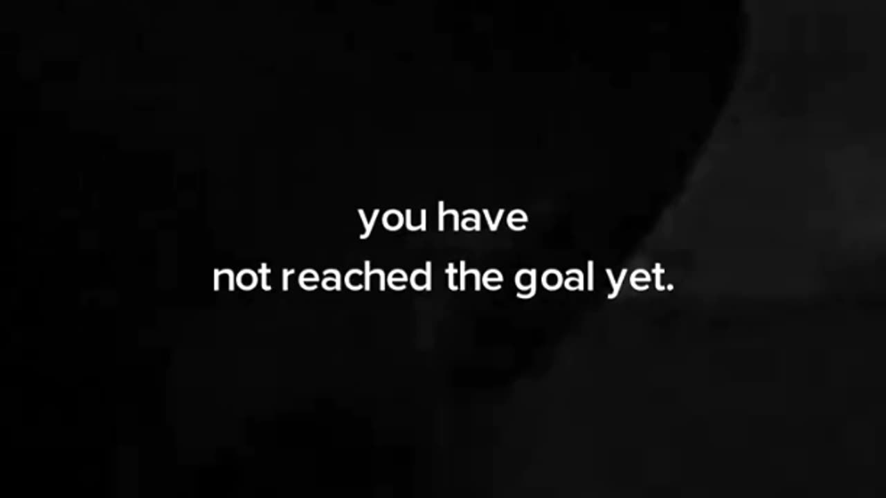 "YOU ARE TIRED"
