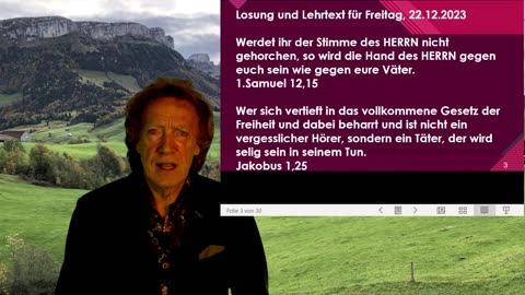 Losung - Wort zum Tag 22.12.23