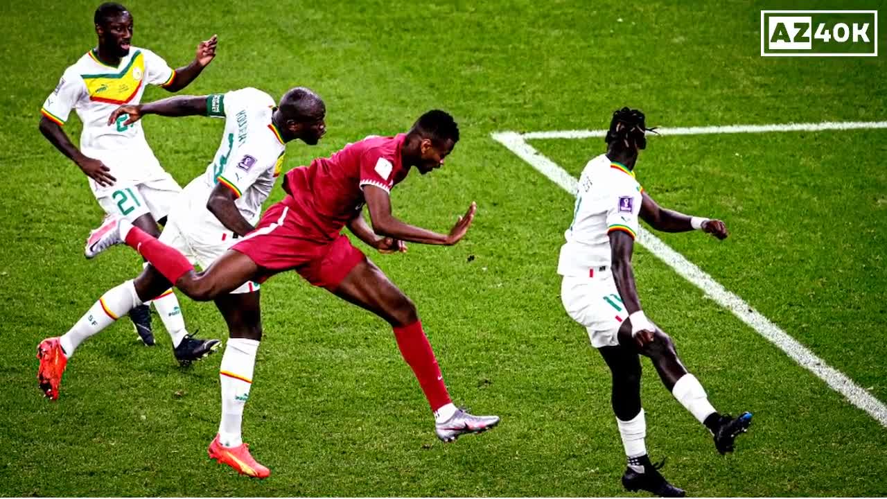 Qatar Fans Celebrate 1st Goal in World Cup vs Senegal