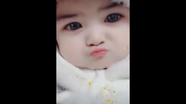 Cute baby smile