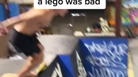 If you thought steppingona lego was bad