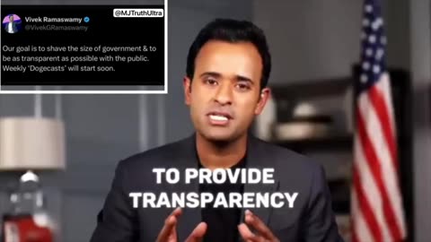 HUGE: Vivek Ramaswamy Decides To Start 'DogeCast' With Elon Musk