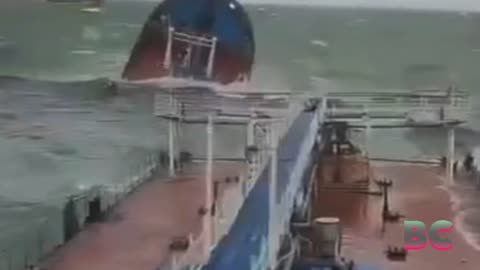 Two Russian oil tankers wrecked in Black Sea
