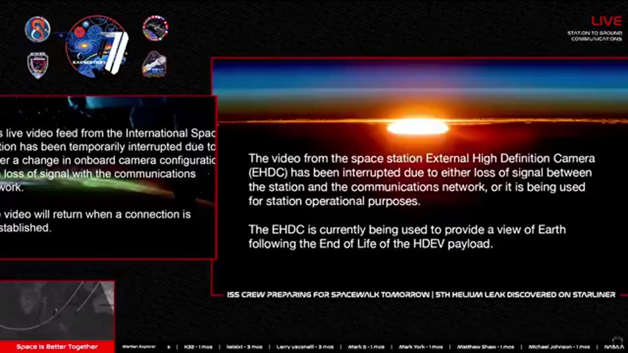 Emergency Situation on the ISS (simulation)