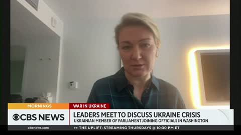 Ukrainian Parliament member discusses meetings with U.S. lawmakers in Washington
