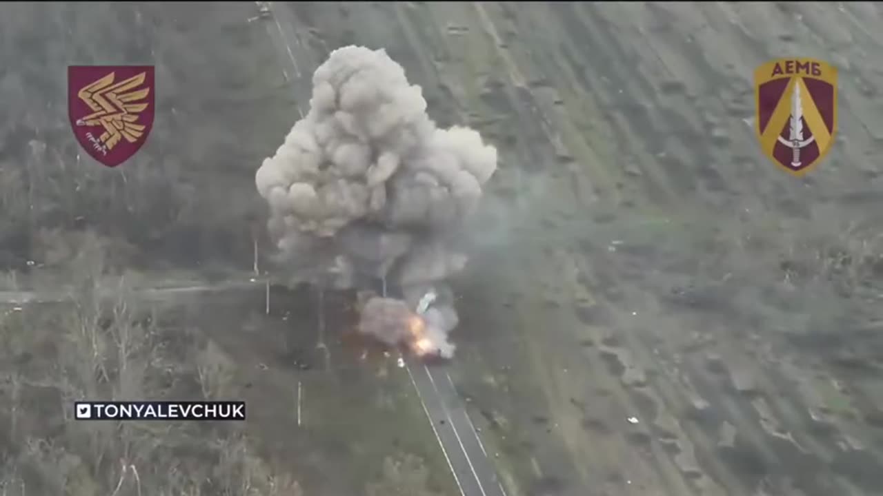 Insane Detonation of a Russian APC