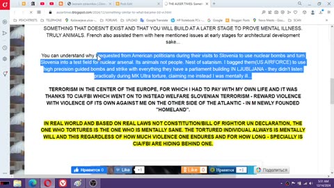 WHO WELFARED SLOVENIAN TERRORISM, WHY AND HOW